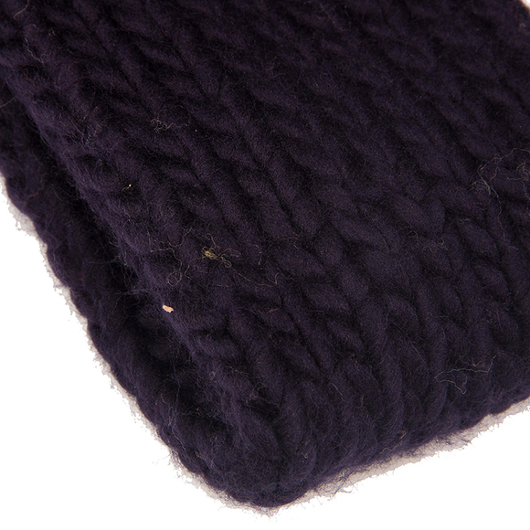 WOOL AND THE GANG DARK BLUE SCARF | WOMENS SIZE 152X12 - Picture 2 of 2
